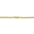10K Yellow Gold 4 cttw Brilliant Round-Cut Diamond Graduating Riviera Statement Necklace (H-I Color, I2-I3 Clarity) by Bids.com