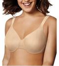 Playtex Secrets Perfectly Smooth Underwire Bra Nude Stripe 40D by Vanessa Jane
