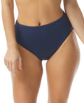 Coco Reef Contours High-Waist Bikini Swim Bottoms by Vanessa Jane