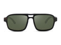 Flyer | Black w/ Green | Wooden Sunglasses by TMBR
