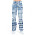 Sand Wash Multi Pocket PANTS-RJH21003 by The House of Stylez