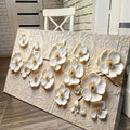White Blossom Serenade Wall Art by Tailored Canvases