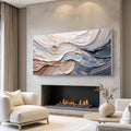 Rough Minimalist Wall Art by Tailored Canvases