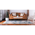 Unique Loom Chromatic Avalon Light Blue Area Rug Rectangle, 90 x 120 by Vanessa Jane