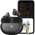 Hybrid Flex Case for Beats by Dr. Dre - Beats Studio Buds - Transparent Black by Zerodamage Sahara Case LLC