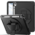 Raider Series Heavy Duty Hand Strap Case - iPad A16 11-inch & iPad 10.9-inch 10th/11th/12th Generation by Zerodamage Sahara Case LLC