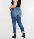 Curvy Eternity Mid Rise Slim Straight Jean - Medium by Boutique 23