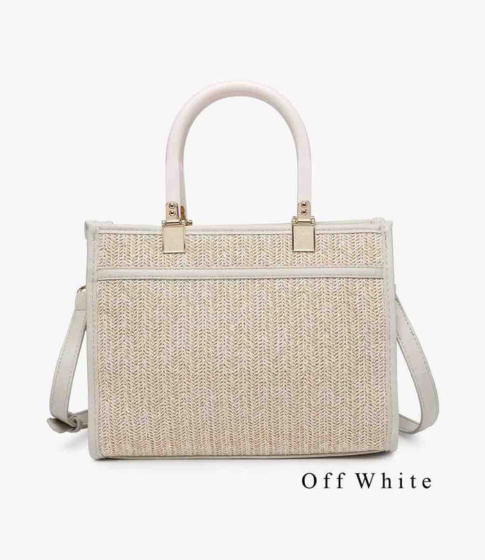 Kaya Rattan Satchel by Boutique 23
