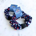 Team USA "Shooting" Stars Patriotic Buckle Scrunchie - No Snagging, No Tangles by Buckle Scrunchies by RE.STATEMENT