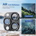 iPhone 15 Pro/Pro Max Camera Lens Protector - Ultra-Clear Glass, 2-Pack | ZeroDamage by Zerodamage Sahara Case LLC