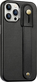 iPhone 14 Pro Max 6.7-inch Protection Kit Bundle - FingerGrip Series Case with Tempered Glass Screen and Camera Protector (Black) by Zerodamage Sahara Case LLC