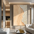 Beige Beach Coastal Wall Art by Tailored Canvases