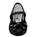 NINA Girl's kaytelyn-t Ballet Flat, Black, 12 M US Little Kid by Vanessa Jane