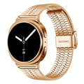 Luxury Stainless Steel Integrated Band for Samsung Galaxy Watch 8 & 7 I 40MM, 44MM, 46MM, 47MM by Arleathercraft