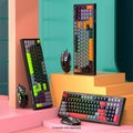 Wired Gaming Keyboard & Mouse Combo - Anti-Ghosting Multi-Key, 7-RGB Backlights by Zerodamage Sahara Case LLC