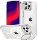 Protection Kit Bundle: Hybrid-Flex Kickstand Case with Tempered Glass Screen and Camera Protector - iPhone 14 Pro by Zerodamage Sahara Case LLC