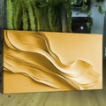 Gold Minimalist Wall Art II by Tailored Canvases