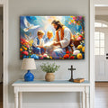 Jesus With Children Faith Wall Art IV by Tailored Canvases