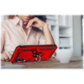Military Kickstand Series with Belt Clip Case for Samsung Galaxy A14 5G - Red by Zerodamage Sahara Case LLC