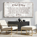 The Hail Mary Faith Sign II by Tailored Canvases