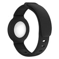 Sahara Black Silicone Wrist Band - Apple AirTag by Zerodamage Sahara Case LLC