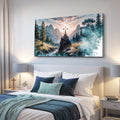 Cross On A Hill Faith Wall Art by Tailored Canvases