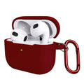 Burgundy Liquid Silicone Case - Apple AirPods 3 by Zerodamage Sahara Case LLC