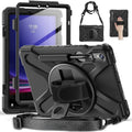 Raider X Series Heavy Duty Hand Strap Case - Galaxy Tab S10 Lite (2025), S10 FE, Tab S8, Tab S9, and Tab S9 FE by Zerodamage Sahara Case LLC