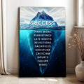 Success Motivational Wall Sign by Tailored Canvases