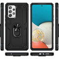 Black Military Kickstand Case with Belt Clip - Samsung Galaxy A53 5G by Zerodamage Sahara Case LLC