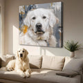 Customized Pet Portrait Abstract Wall Art by Tailored Canvases