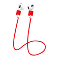 Red Silicone Accessories Kit - Apple AirPods 3 (3rd Generation) by Zerodamage Sahara Case LLC