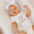 graphic bodysuit | treat people with kindness by Finn + Emma