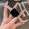 Diamond Apple Watch Strap/Band Series 11/10/9/8/7/6/5/4/ SE / Ultra 1/2/3 by Arleathercraft
