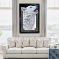 3D Wolf Wall Art III by Tailored Canvases