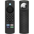 Amazon Fire TV Stick 4K (3rd Gen) Remote Black Silicone Case - Apple AirTag by Zerodamage Sahara Case LLC