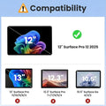 Microsoft Surface Pro 12 Screen Protector - Ultra Strong Tempered Glass | ZeroDamage by Zerodamage Sahara Case LLC