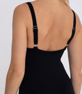 Seamless Micro - Ribbed Jumpsuit - Black by Boutique 23