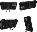 iPhone 14 Pro Max 6.7-inch Protection Kit Bundle - DualShock Series Case with Tempered Glass Screen and Camera Protector - Black by Zerodamage Sahara Case LLC