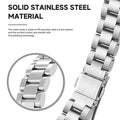 Luxury Stainless Steel Integrated Band for Samsung Galaxy Watch 8 & 7 I 40MM, 44MM, 46MM, 47MM by Arleathercraft