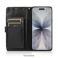 iPhone 17 Case - Leather Folio Wallet | Indy Series by Zerodamage Sahara Case LLC