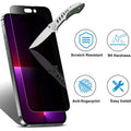 iPhone 15 Plus Privacy Tempered Glass Screen Protector - 2-Pack, Anti-Spy | ZeroDamage by Zerodamage Sahara Case LLC