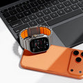 Premium Stainless Steel and Titanium Apple Watch Band | Soft Silicone Lining by Arleathercraft