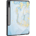 Inspire Series Blue Mable Folio Case - Galaxy Tab S8+ by Zerodamage Sahara Case LLC