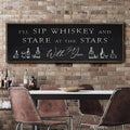 Sip Whiskey With You Bar Sign II by Tailored Canvases