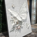 White Butterfly Wall Art by Tailored Canvases