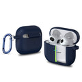 Dark Blue Liquid Silicone Case - Apple AirPods 3 by Zerodamage Sahara Case LLC