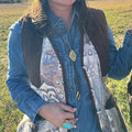 Desert Ridge Turquoise Bolo Tie by Christina Greene