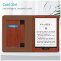 Indy Series Ornate Border Vegan Leather Folio Case - Amazon Kindle Paperwhite and Kindle Colorsoft by Zerodamage Sahara Case LLC