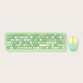 Wireless Keyboard and Mouse Combo with Lime Green Flush Keys by Zerodamage Sahara Case LLC